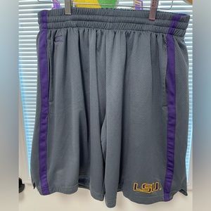 LSU basketball shorts